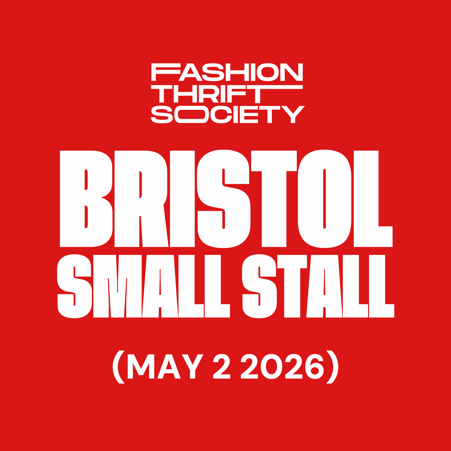 Bristol | SMALL STALL - MAY 2nd