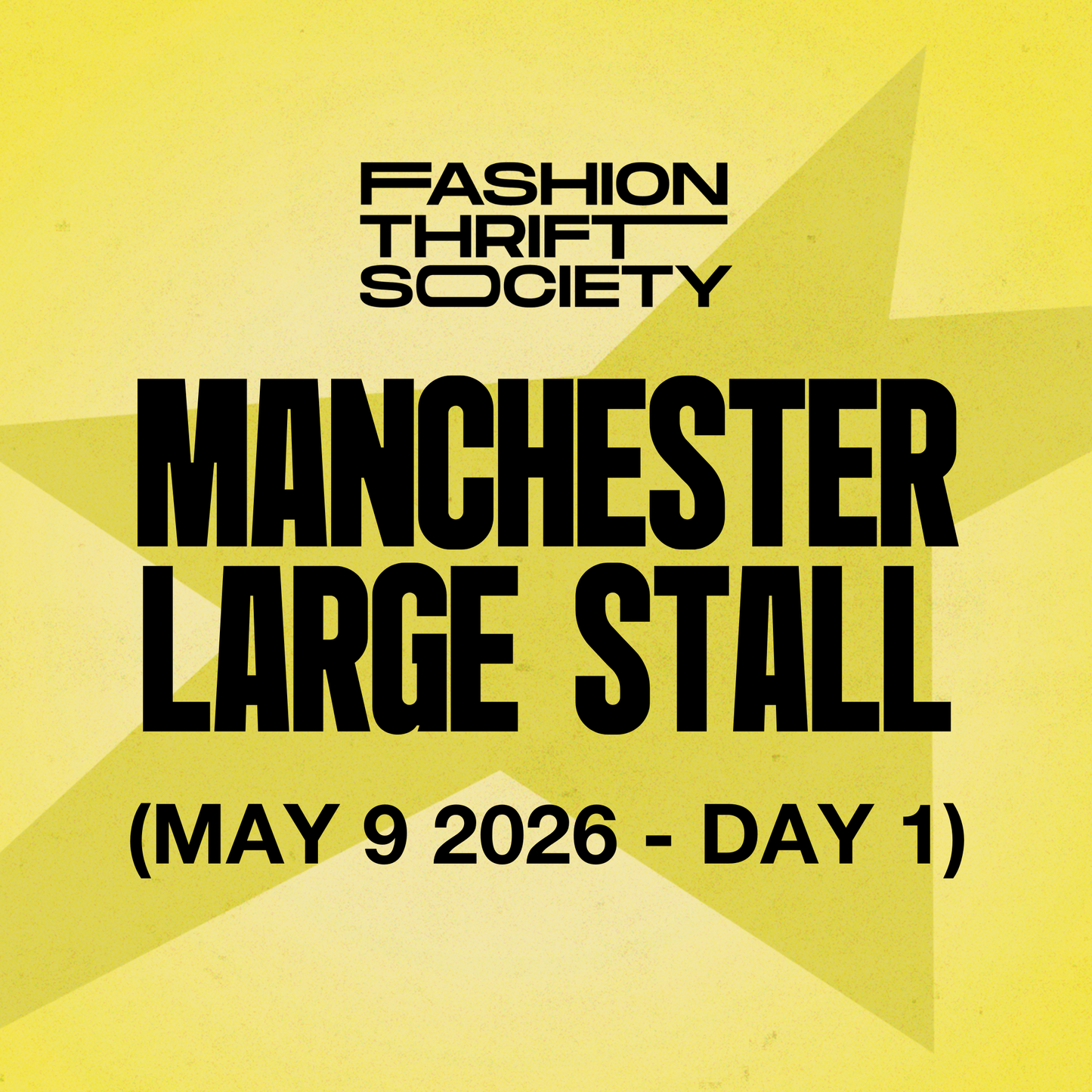 Manchester | LARGE STALL - MAY 9TH (DAY 1)