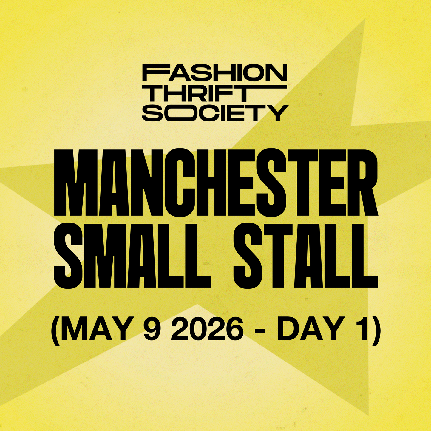 Manchester | SMALL STALL - MAY 9TH (DAY 1)