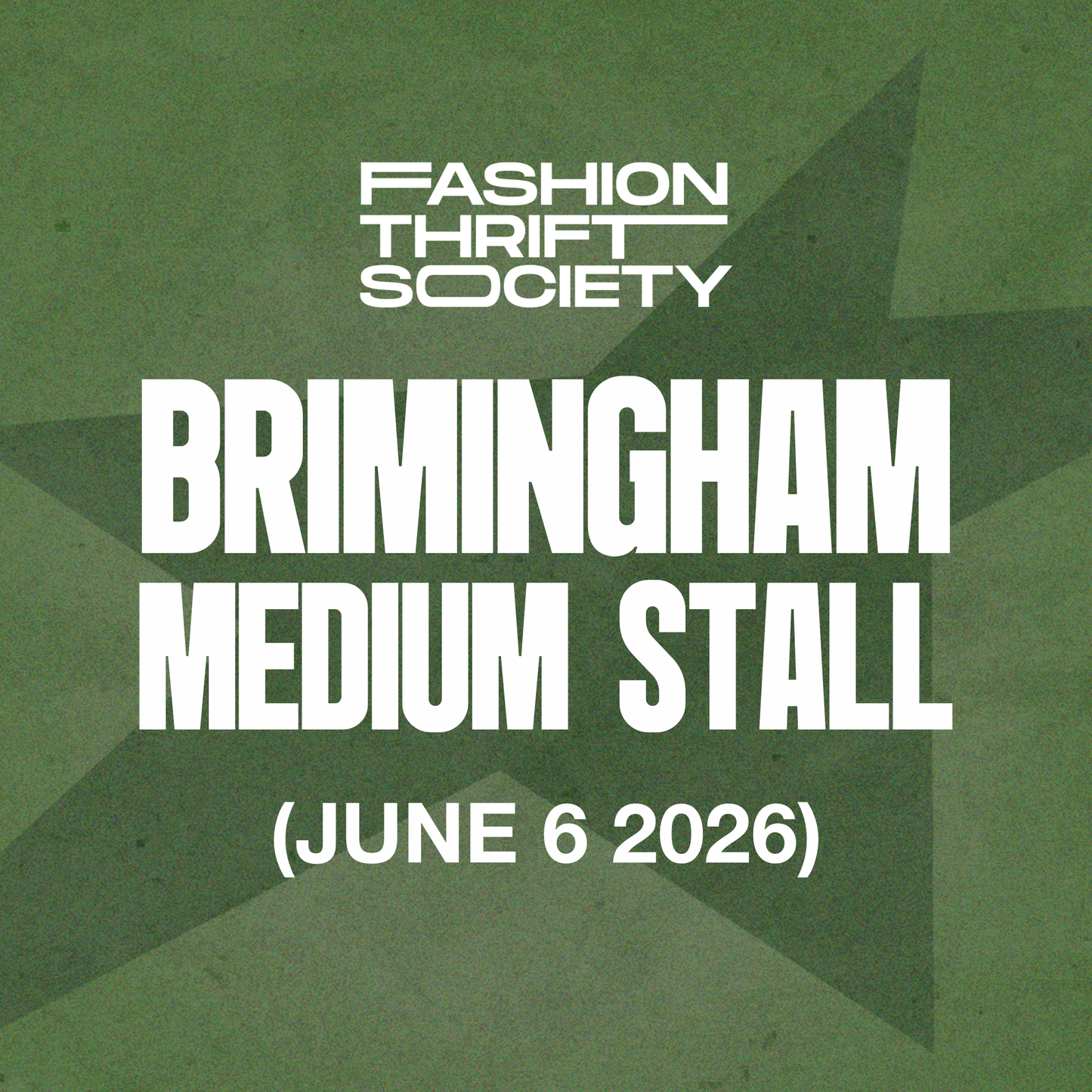 Birmingham | MEDIUM STALL - JUNE 6TH